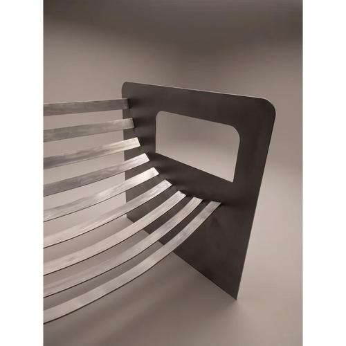 Contemporary Nerve Armchair in Stainless Steel by Metalmorphosis Studio For Sale - Image 3 of 13