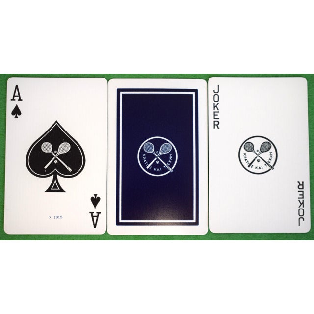 Traditional Sealed Deck of Racquet & Tennis Club New York Playing Cards For Sale - Image 3 of 4