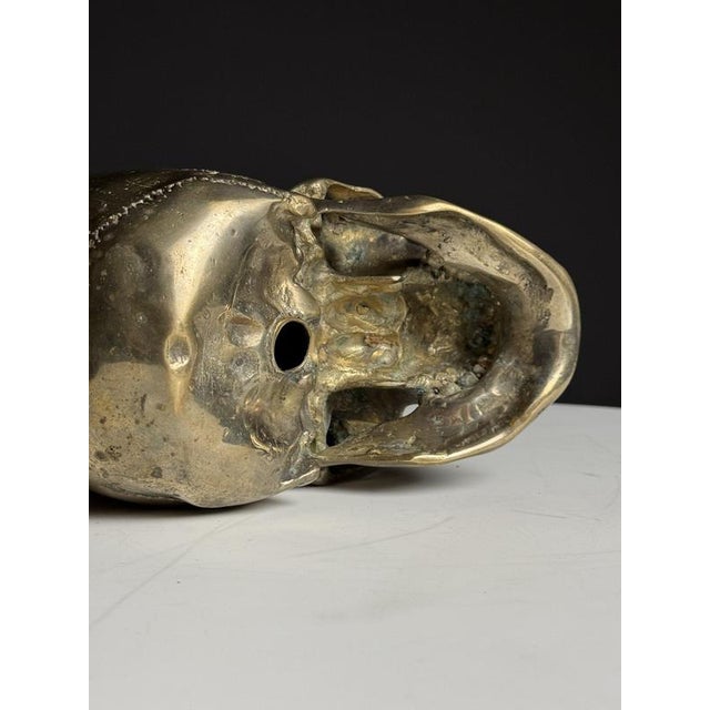 Early 20th Century Bronze Skull For Sale - Image 4 of 14