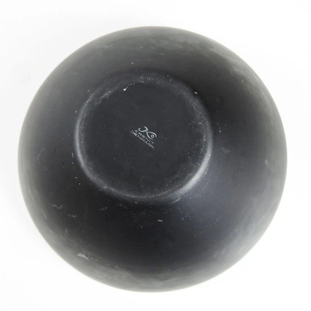 Herbert Krenchel Large Mid-Century Danish Red Enamel Krenit Bowl by Herbert Krenchel, 1950s For Sale - Image 4 of 7