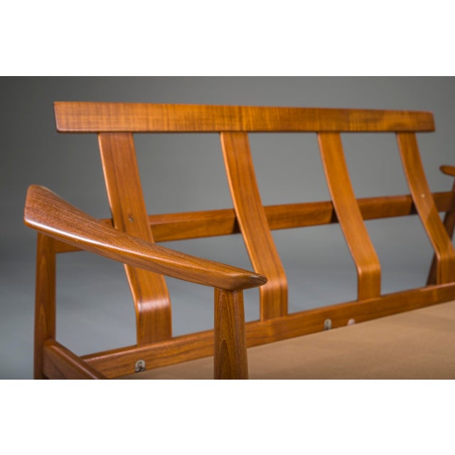 Wood Danish Modern Seating Set in Teak by Arne Vodder for France & Søn, 1960s, Set of 3 For Sale - Image 7 of 18