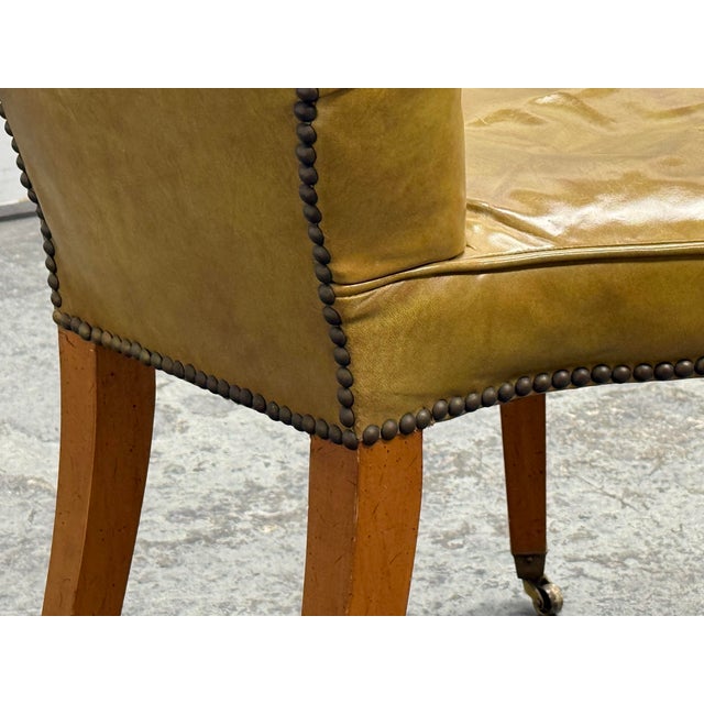 Edward Wormley for Dunbar Mid-Century Cock Fighting Tufted Lounge Chair For Sale - Image 10 of 12
