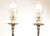 Beige 1990s Neoclassical Style Chrome Two-Light Table Lamps (F) - A Pair For Sale - Image 8 of 13