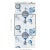 With ornate, painterly hot-air balloons hovering in front of a loose, cloud backdrop, Balloons is a transporting blue...