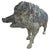 Metal Italian Artist, Large Patinated Wild Boar Sculpture, Mid-20th Century, Bronze For Sale - Image 7 of 7