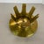 Modernist Brutalist Sculptural Brass Candleholder in the style of Auböck, Austria, 1950s For Sale - Image 17 of 18