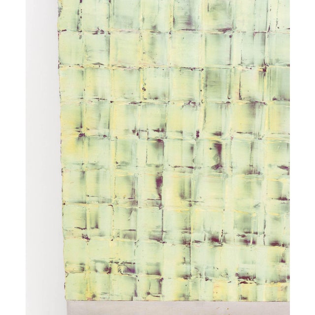 2000 - 2009 Miyako Aoki Untitled Mixed Media on Aluminum, 2004 For Sale - Image 5 of 8