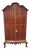 Alfonso Marina Armario Chippendale Mexicano III Burl Wood Armoire For Sale