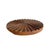 1980s Round Hotplate, Textured Wood Serving Platter, Rustic Kitchenware Cottagecore Bohemian For Sale - Image 4 of 7