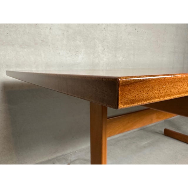 Vintage Dining Table and Chairs by Jos de Mey for Van Den Berghe Pauvers, 1960s, Set of 7 For Sale - Image 10 of 18