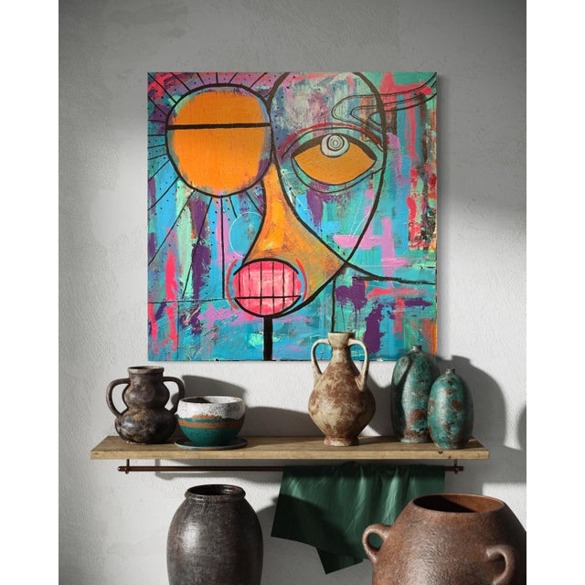 2020s "To the Sun" Original Abstract Painting by Devyn Nicole For Sale - Image 5 of 12