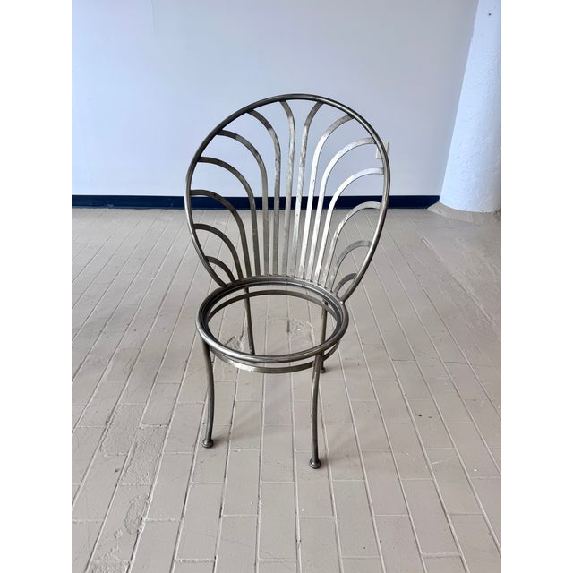 Mid Century Steel Sculptural Dining Chairs Attributed to Arthur Umanoff For Sale - Image 9 of 16