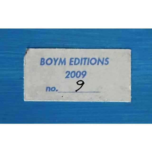 2009 Boym Partners Inc. Contemporary Hand-Cast Blue Resin Obama White House Presidential Souvenir For Sale - Image 13 of 18