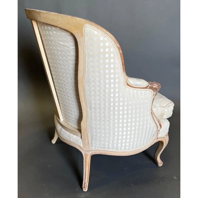 19th Century 19th Century French Painted Bergere For Sale - Image 5 of 7