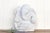 White Beautifully Carved Marble Garden Ganesh For Sale - Image 8 of 9