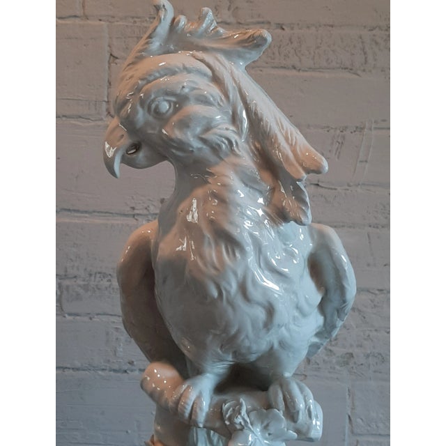 Mid 20th Century Vintage Italian Ceramic Parrot For Sale - Image 5 of 9
