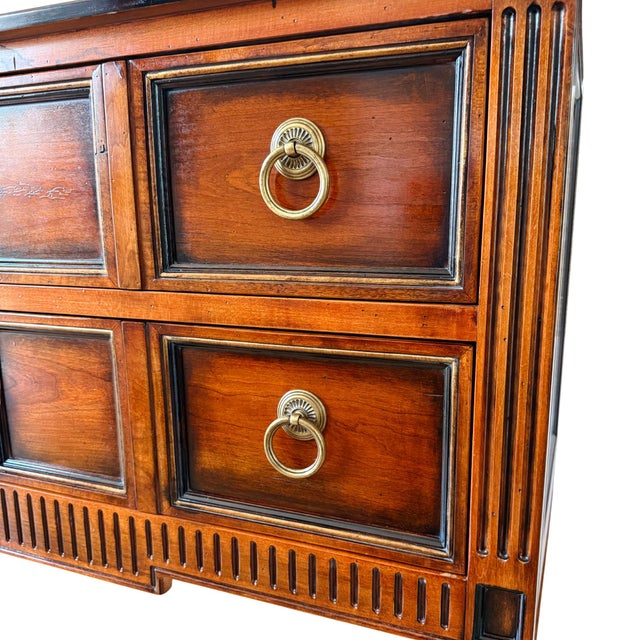 Hickory White Neoclassical French-Style Cherry 2-Drawer Server Chest by Hickory White For Sale - Image 4 of 9