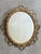 French Oval Rattan Sunburst Mirror, 1960s For Sale - Image 8 of 8