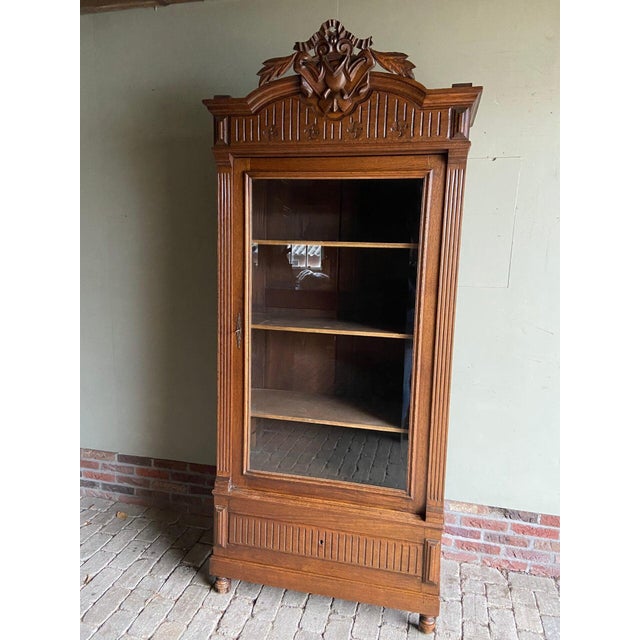 19th Century Oak Bookcase For Sale - Image 9 of 11