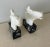 Stone Vintage Late 20th Century Large White & Gray Marble Base Horse Head Bookends - a Pair For Sale - Image 7 of 12