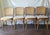 Late 20th Century 1970s Vintage Model 811 "Prague" Style Bentwood & Cane Dining Chairs - Set of 4 For Sale - Image 5 of 18