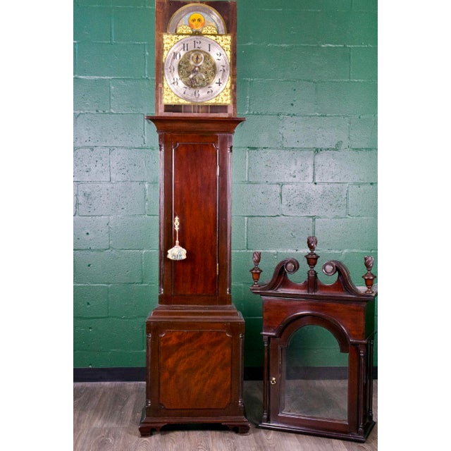 Signed by Benj. Owen; an English clockmaker active 1694-1740, completed his apprenticeship in 1695. Having an elaborate...