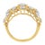 Haus of Brilliance 14K Yellow Gold Diamond Art Deco Ring (1/2 Cttw, H-I Color, I1 Clarity) - Size 8 For Sale - Image 4 of 6