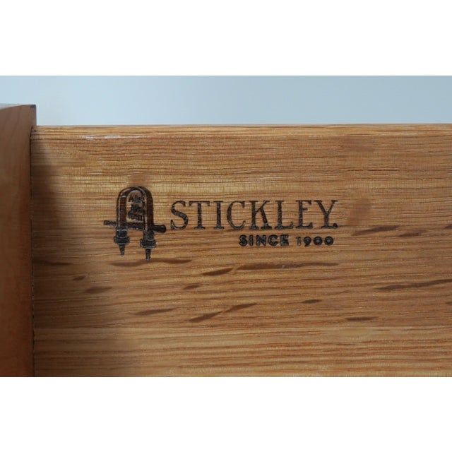 Pair Stickley Cherry 3 Drawer Marseilles Nightstands For Sale - Image 17 of 18