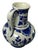 Ceramic Hand-Painted Blue and White Pitcher Vase by C.M. Albers for Royal Delft, 1978 For Sale - Image 7 of 17