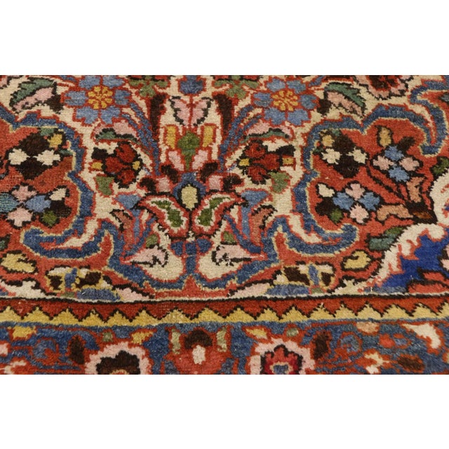 Mid 20th Century Vintage Persian Hamadan Accent Rug, 03’04 X 04’10 For Sale - Image 5 of 7