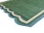 Not Yet Made - Made To Order Handmade Cotton Scalloped Green Rug For Sale - Image 5 of 11