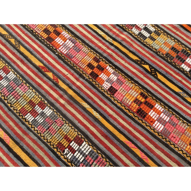 Tribal Kilim Rug - 67" X 101" For Sale - Image 10 of 12