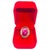 Bochic “Orient” Vintage Ruby & Yellow Sapphire Ring Set In 18 K Gold & Silver Natural Center Ruby 16.00 Carat Natural...