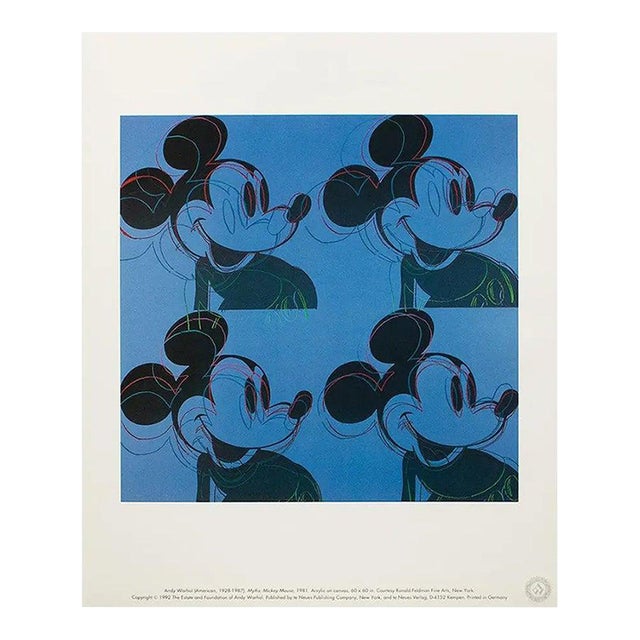 Andy Warhol Pop Art Myths Mickey Mouse-2 1992 For Sale