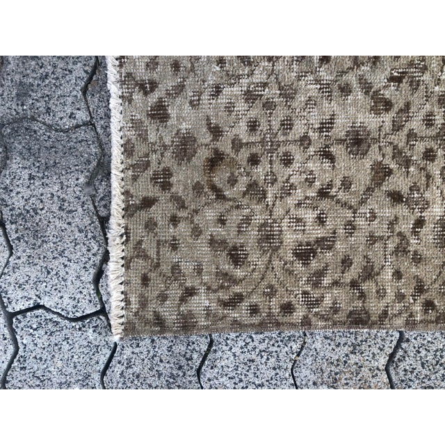 1960s Oushak Handmade Floor Bohemian Rug For Sale - Image 9 of 11