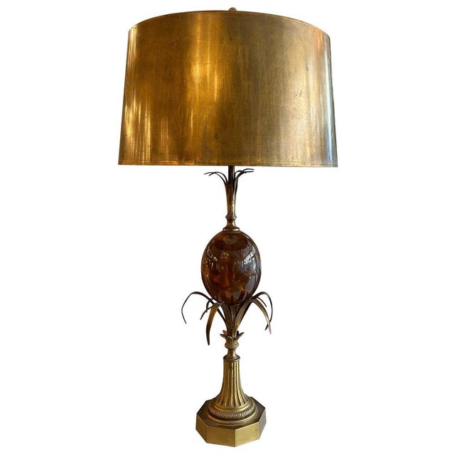 Bronze Table Lamp Model Fractal attributed to Maison Charles for Maison Charles, 1970s For Sale - Image 14 of 14