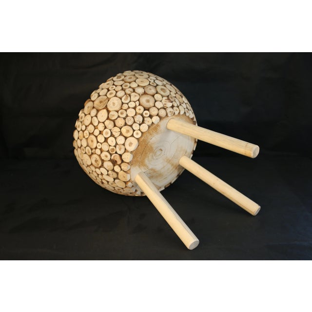 1990s Gathered Wood Branch Planter For Sale - Image 4 of 5