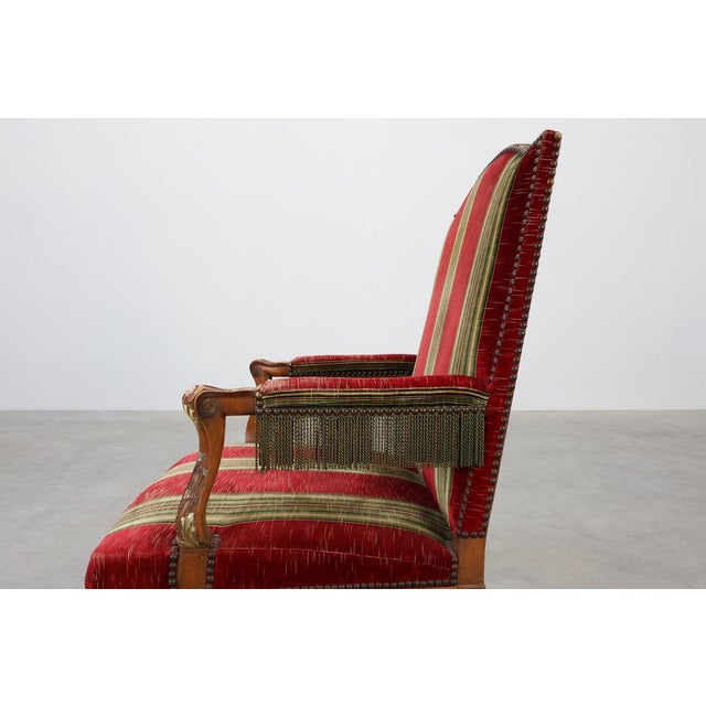 Antique French Louis XIV Chair in Oak, 1800s For Sale - Image 3 of 18