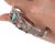 6 1/8" C1940's Uita-22 Navajo Silver Cuff Bracelet With Turquoise For Sale In Austin - Image 6 of 11
