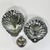 Late 20th C Coastal Hollywood Regency Clam Shell Metal Chrome Finish Serving Bowls - Set of 3 For Sale - Image 4 of 12