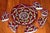 This gorgeous dish was made in Mexico in the Talavera style. It contains a platter, a small center bowl and 5 small,...