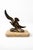 Art Deco French Stylized Bird Sculpture with Giallo di Siena Marble Vide-Poche, 20th Century For Sale - Image 6 of 8