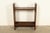 Charles Limbert Lakeside Craft Shops Antique Mission Oak Arts & Crafts Cutout Book Trough or Magazine Stand, Newly Refinished For Sale - Image 4 of 11