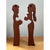 Vintage Abstract Lovers Wood Sculpture For Sale - Image 11 of 12