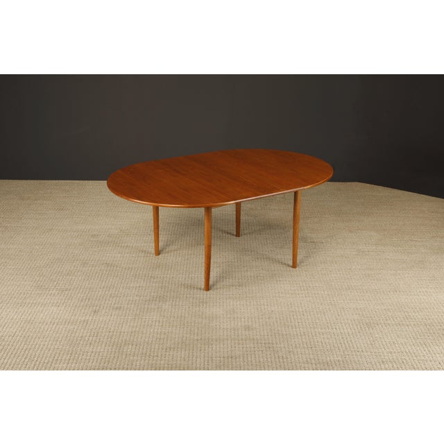 1950s Peter Hvidt & Orla Mølgaard-Nielsen Model 311 Extendable Dining Table, 1950s For Sale - Image 5 of 12