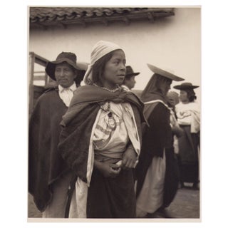 Hanna Seidel, Ecuadorian Woman, Black and White Photograph, 1960s For Sale