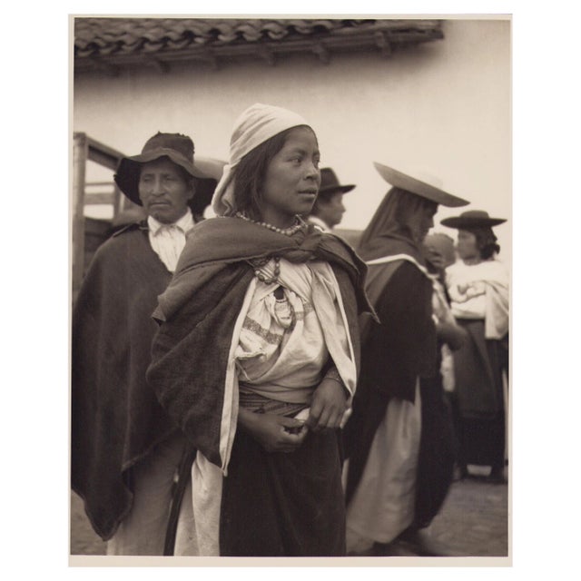 Hanna Seidel, Ecuadorian Woman, Black and White Photograph, 1960s For Sale