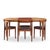 Hans Olsen for Frem Rojle Mid Century Expanding Teak Dining Table With 4 Nesting Chairs For Sale - Image 10 of 16