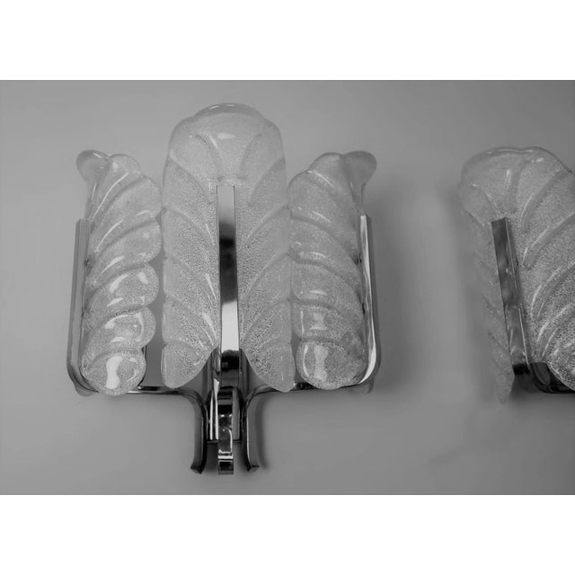 Orrefors Wall Lamps by Carl Fagerlund for Orrefors, 1960s, Set of 2 For Sale - Image 4 of 8