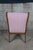 Pink Antique Early 20th Century British Colonial Oak Plantation Lounge Arm Chair For Sale - Image 8 of 12